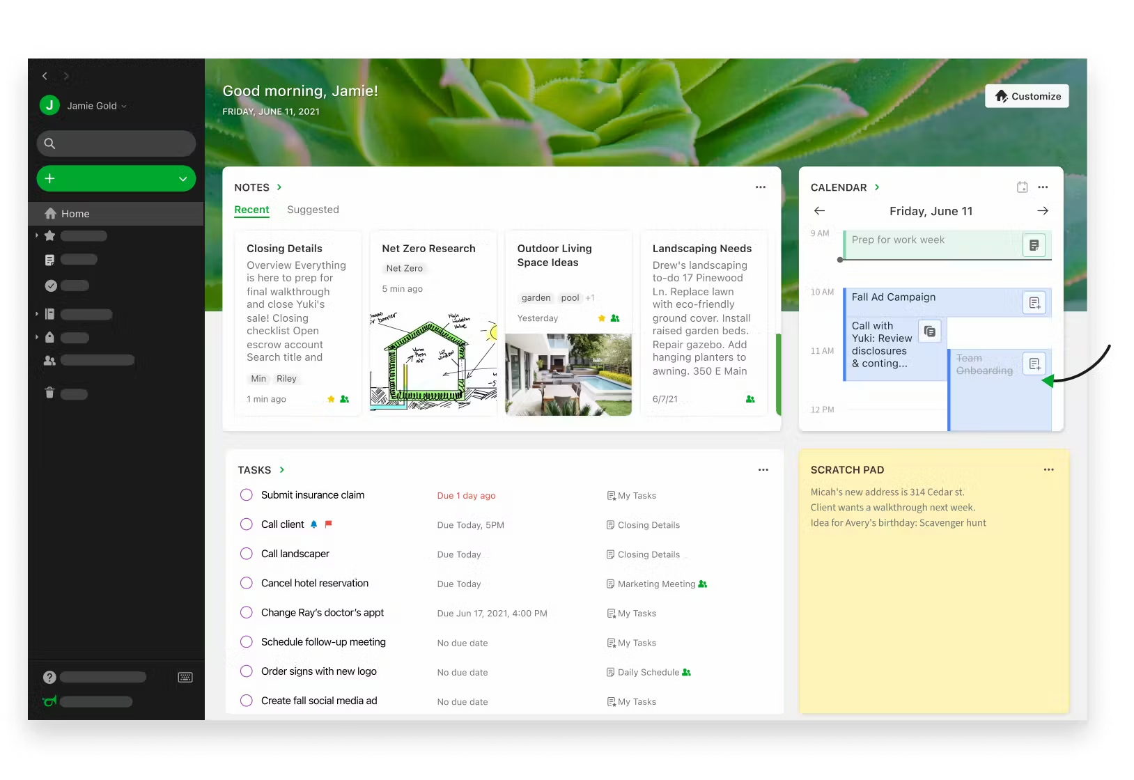 Templates for Planning